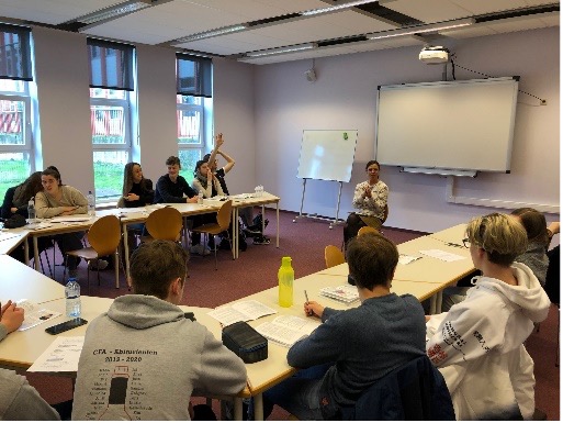 Infoveranstaltung der Gewerkschaft fürs 6. Jahr